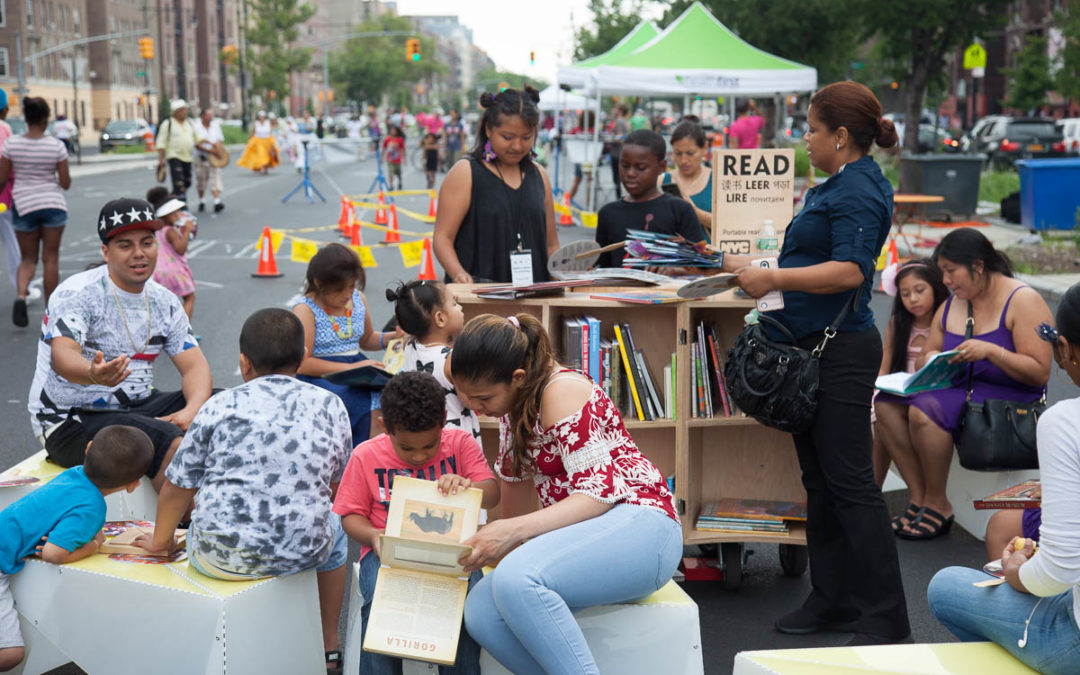 The Uni reading room at 2017 Weekend Walks