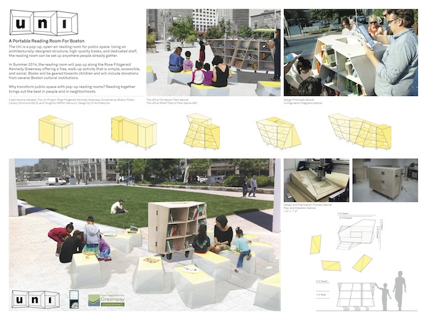 Hello Boston, Uni portable reading room is coming