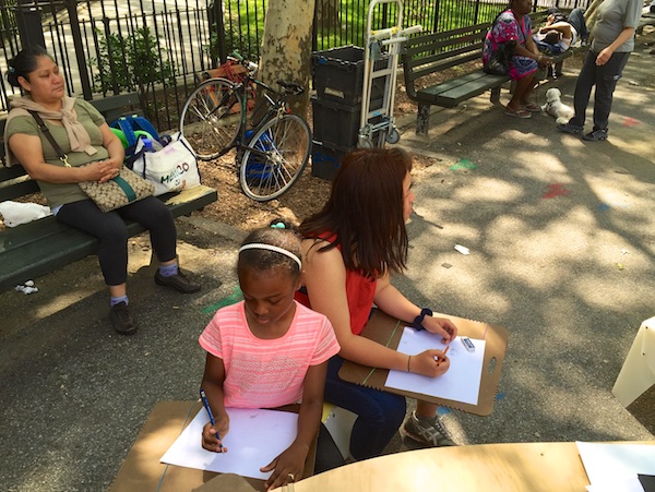 Uni at James Weldon Johnson Playground, East