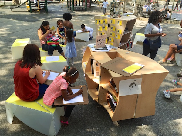 The Uni at James Weldon Johnson Playground in East Harlem