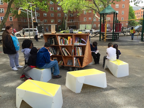 Uni at James Weldon Johnson Playground, East Harlem