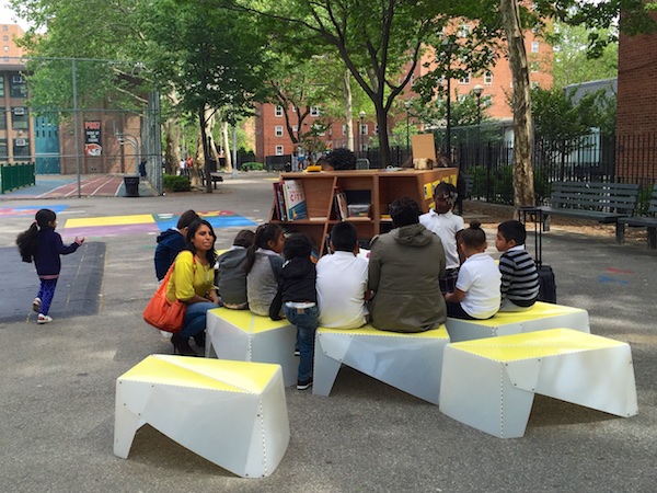 Uni at James Weldon Johnson Playground, East Harlem