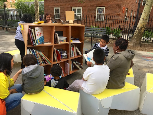 Uni at James Weldon Johnson Playground, East Harlem