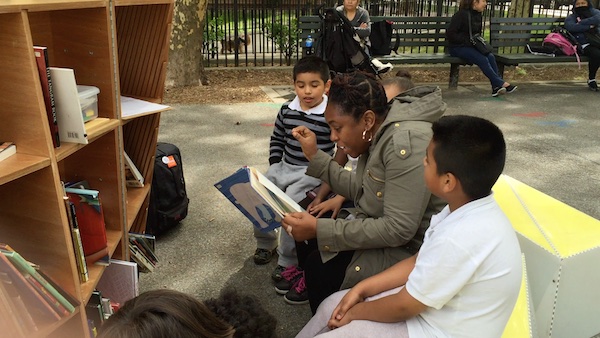 Uni at James Weldon Johnson Playground, East Harlem