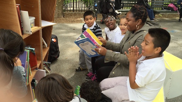 Uni at James Weldon Johnson Playground, East Harlem