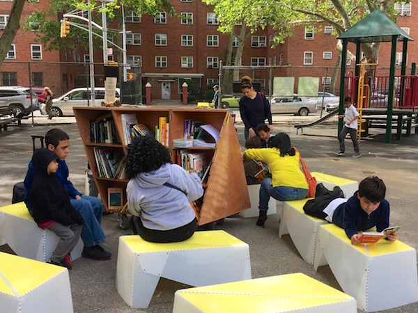 Uni at James Weldon Johnson Playground, East Harlem