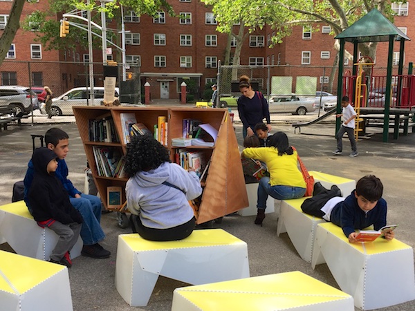 Uni at James Weldon Johnson Playground, East Harlem