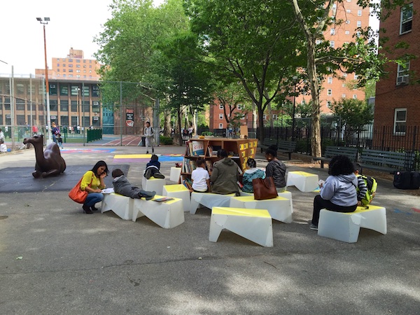 Uni at James Weldon Johnson Playground, East Harlem