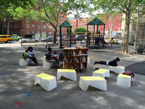 Uni at James Weldon Johnson Playground, East Harlem