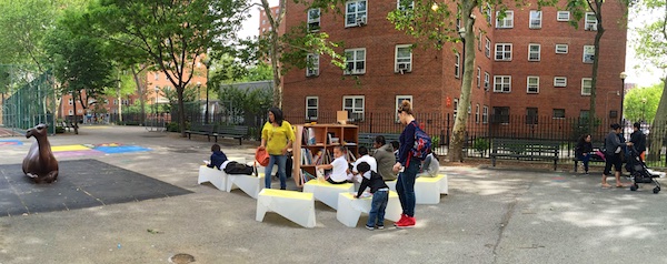 Uni at James Weldon Johnson Playground, East Harlem