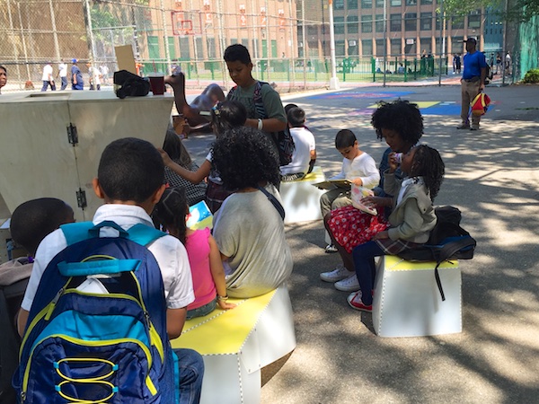 Uni at James Weldon Johnson Playground, East