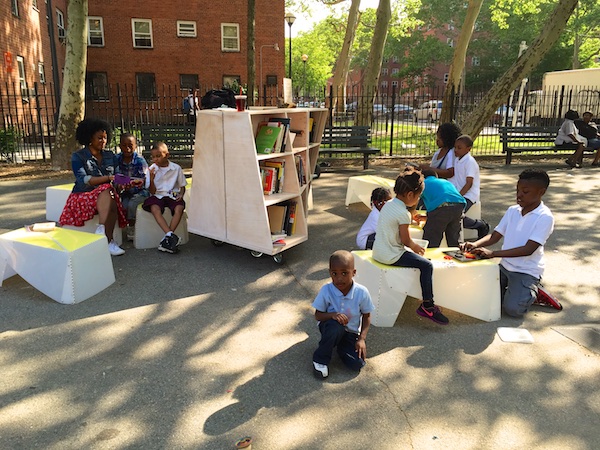 Uni at James Weldon Johnson Playground, East