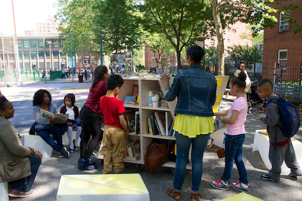 Uni at James Weldon Johnson Playground, East