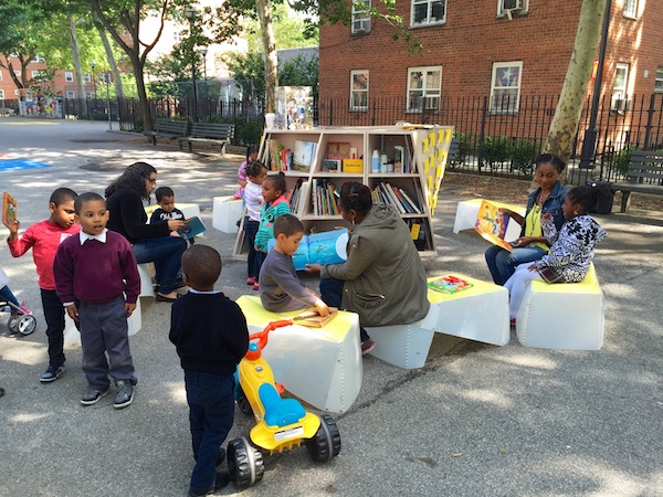 The Uni at James Weldon Johnson Playground in East Harlem