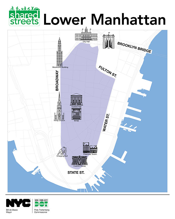 Catch the Uni in lower Manhattan at NYC DOT Shared Streets