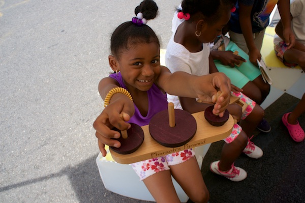 Uni at East Harlem farmers market play street