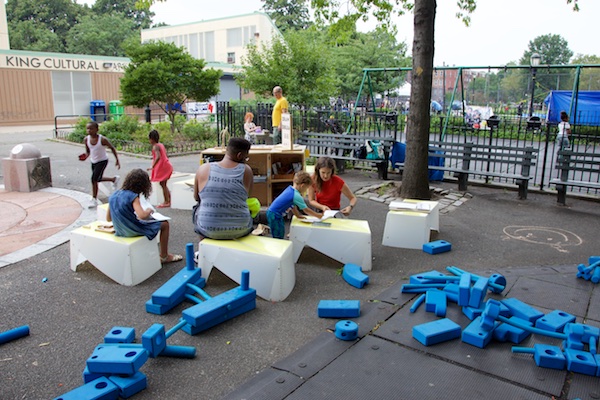 Uni lands at Von King Park in Bed Stuy