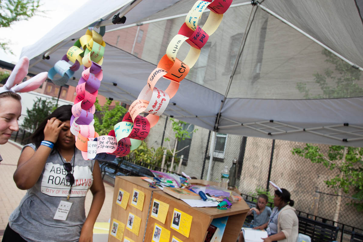 Uni Portable reading room at White Park East Harlem 2017