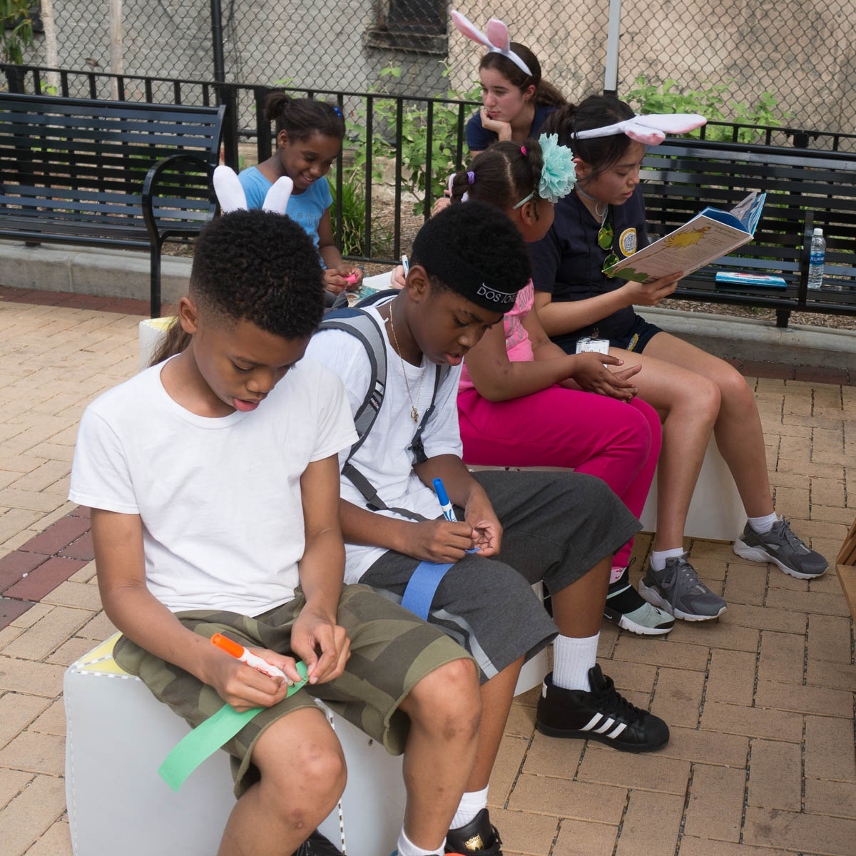 Uni Portable reading room at White Park East Harlem 2017