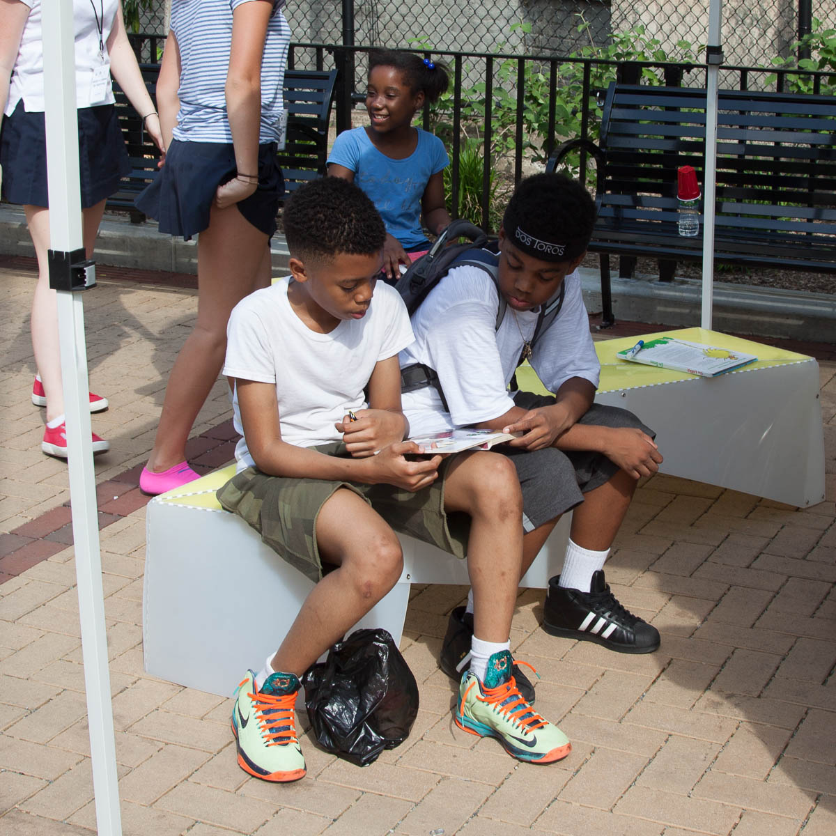 Uni Portable reading room at White Park East Harlem 2017