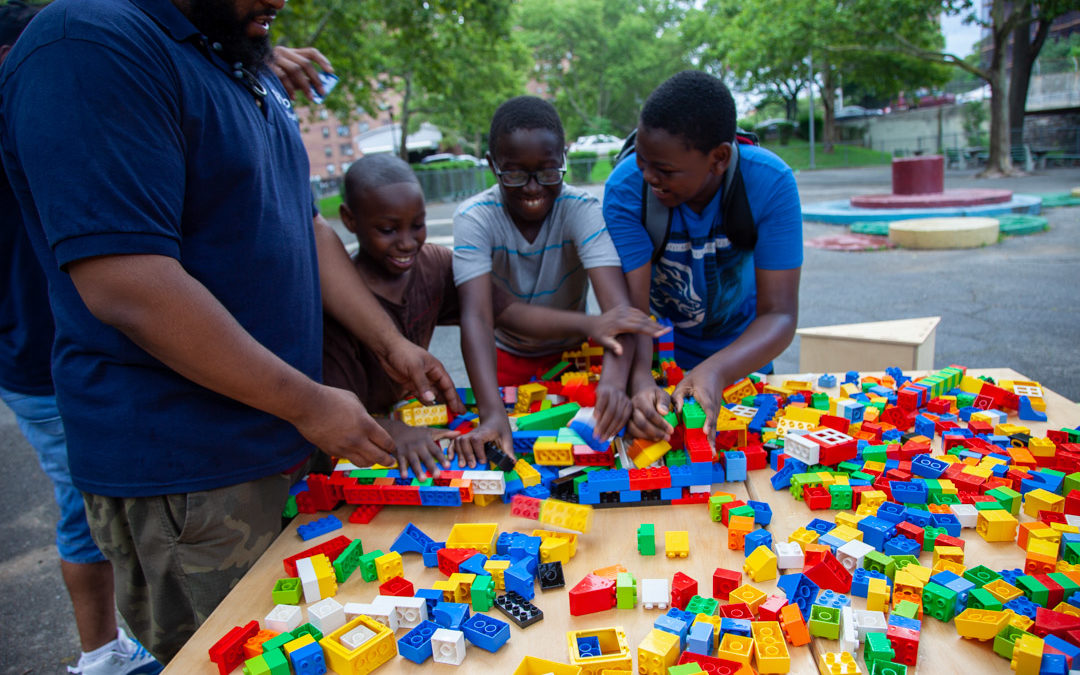 BUILD NYC back at Butler Houses play street in the Bronx