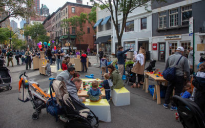 Building together on Montague St in Brooklyn Heights