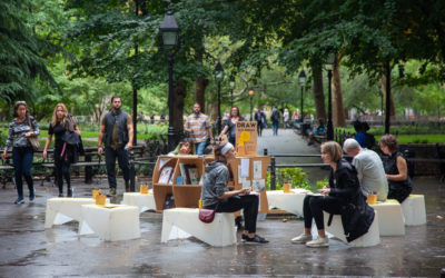 Wrapping up a residency in Washington Square Park