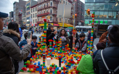 Building together on Doyers St in Chinatown