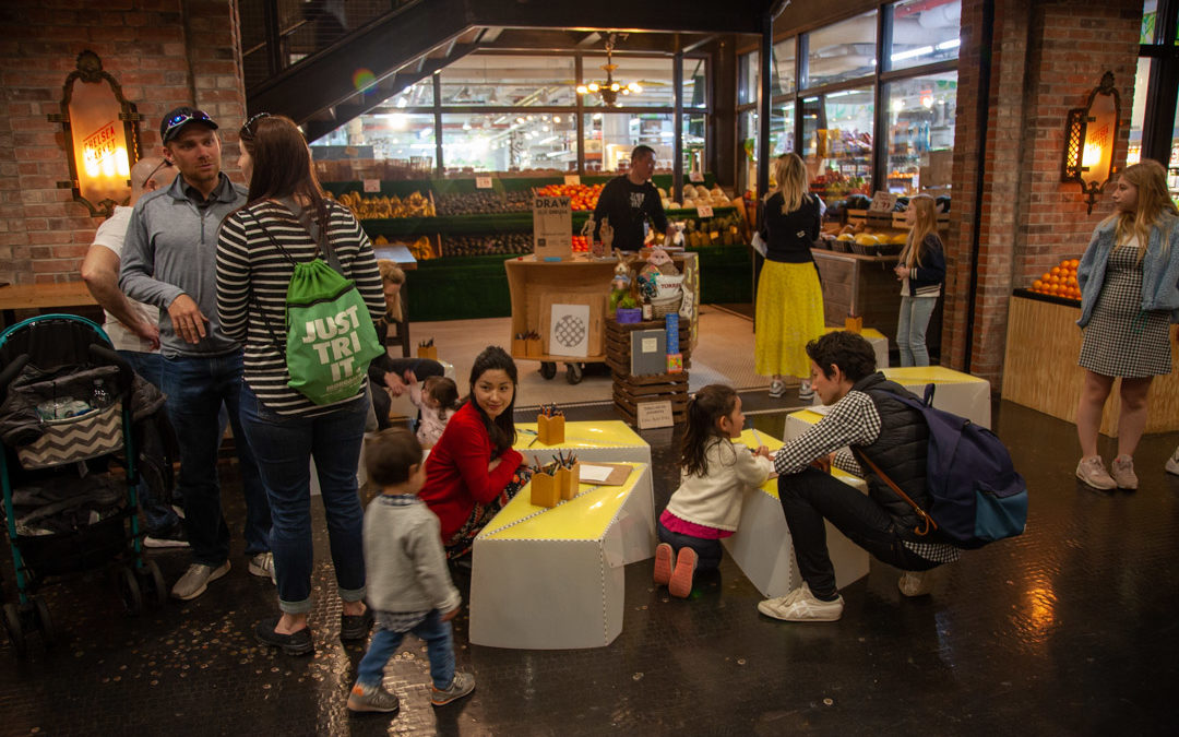 Pop-up drawing studio for all at Chelsea Market