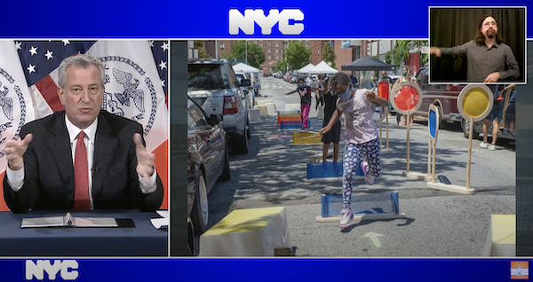 NYC Mayor highlights Street Lab and announces 2020 Play Streets