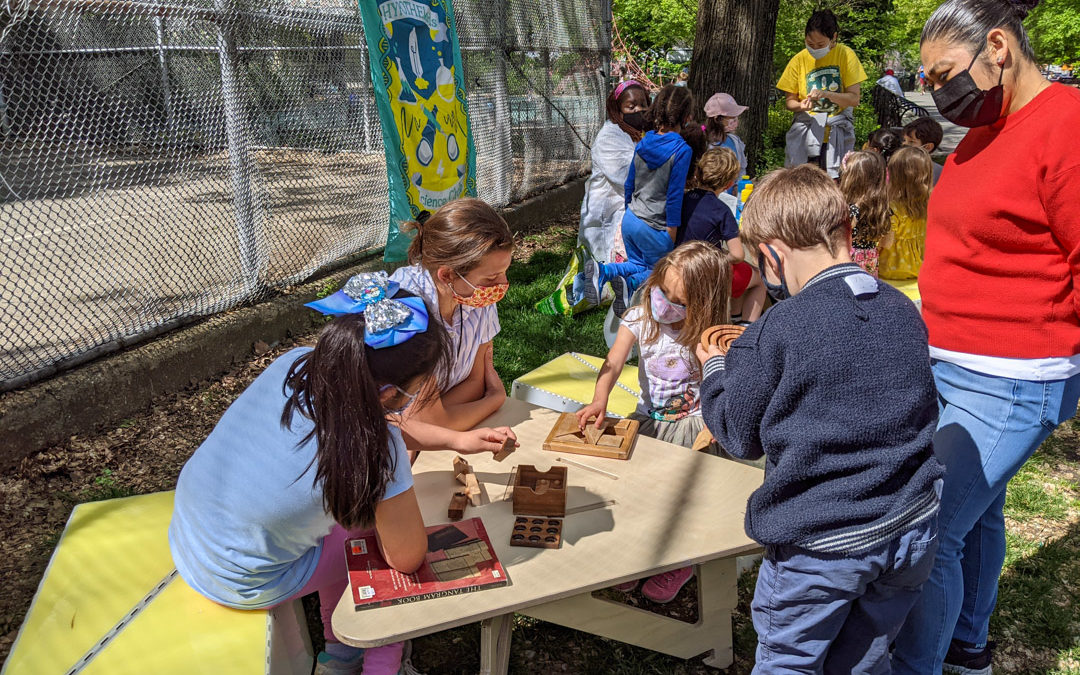 Learning Hub featuring HYPOTHEkids at Morningside Park