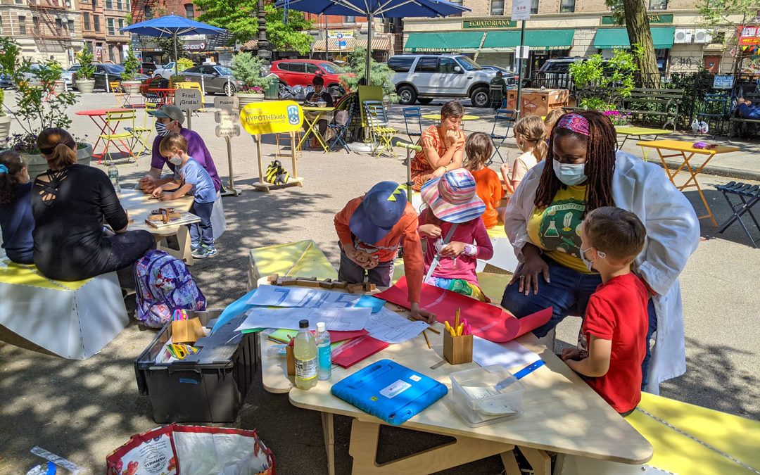 Learning Hub featuring HYPOTHEkids at Johnny Hartman Plaza