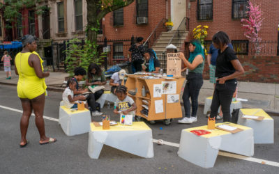 Street Lab will land at four Open Streets to support Car-Free Earth Day in NYC