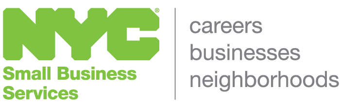 Logo that reads NYC Small Business Services / careers businesses neighborhoods