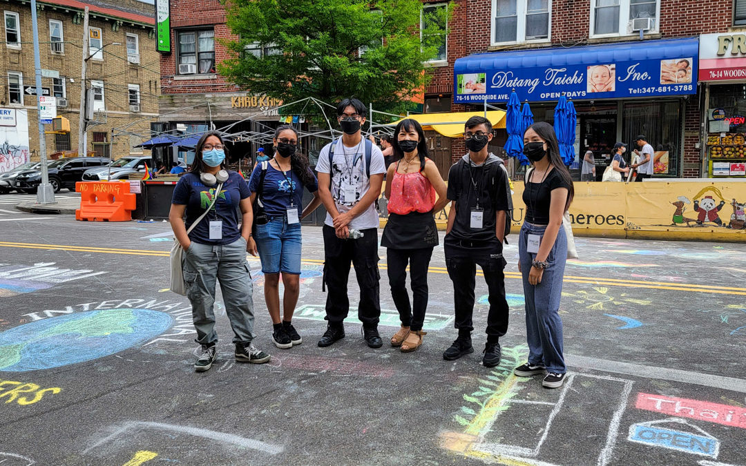 Street Lab Teens activating streets, supporting small businesses, strengthening NYC neighborhoods