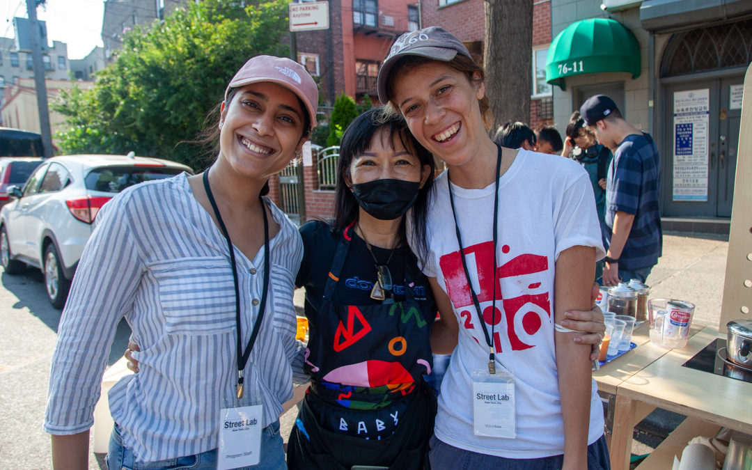 Making Thai tea together on Woodside Ave—a closer look at a Street Lab pop-up