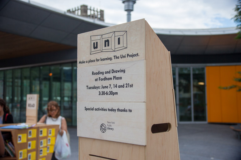 The Uni Project pop-up cooling station