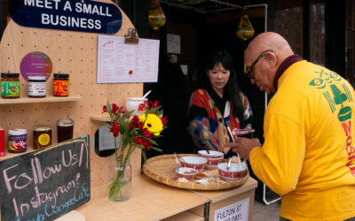 Meeting Small Businesses along Fulton Street