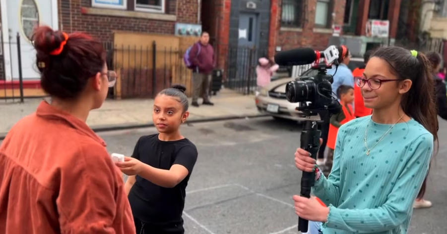 Students at PS32 produce a video about Open Streets