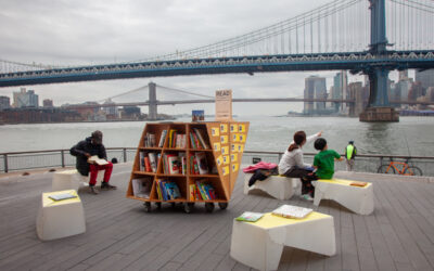 Street Lab portable reading rooms for NYC enter their 15th year of service