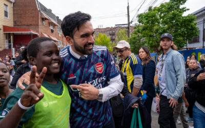 Soccer Streets at PS 32! With a special guest…